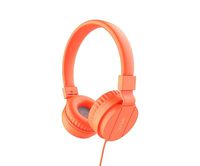 Kids Headphones for School Classroom Student,On-Ear Comfortable Foldable Headsets Earphones for Boys Girls Kids Children,Lightweight Stereo Headphones for Cellphone PC Tablet (Orange)