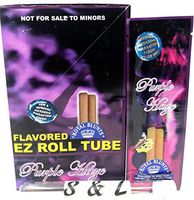 S&L Paper EZ Roll 1 Box Purple Haze 25 Pouches of 1 Paper Total of 25 Wrap Free S and L Gift