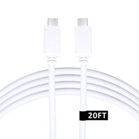 Vebner 20foot Long USB C Cable, USB C Cable Long - Extra Long USB C Cable