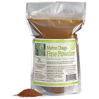 Maine Chaga Fine Mushroom Powder, No Pesticides, Wild Harvested, Not Cultured, 5oz, NOT an Extract But Whole Raw Chaga, Woman-Owned, Small Business