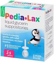 Pedia-Lax Liquid Glycerin Suppositories, 6 Applicators (Pack of 1)