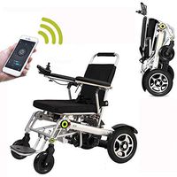 AINIDEMA Electric Wheelchair - APP Intelligent Control Mobile Wheelchair Full Automatic Folding Smart Wheelchair - Weighs Just 65 Lbs Can Bear 330 Lbs