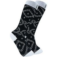 Womens Compression Trouser Socks,WXXM Nurses Medical Graduated Nursing Legging Socks for Travel Running Sports Socks 2 Pairs Black White