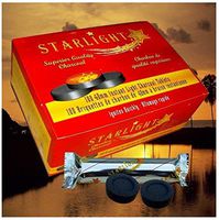 Starlight Charcoal, 3 Box, 30 Rolls, 300 Tablets