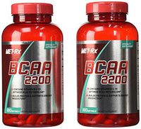 MET-RX BCAA 2200, 180 SGEL (2 Pack)