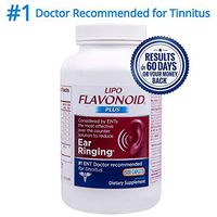 Lipo-Flavonoid Plus Ear Health Supplement | 500 Caplets | #1 ENT Doctor Recommended for Ear Ringing | Most Effective Over the Counter Tinnitus Treatment