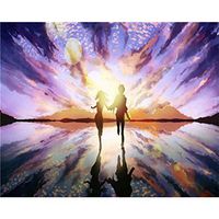 DIY 5D Diamond Painting Kits Full Drill Diamond - Sunset & Landscape Mosaic Embroidery Rhinestone Pasted Cross Stitch Arts Craft Wall Decor