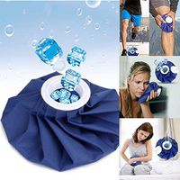 Fheaven Ice Bag,Hot And Cold Reusable Ice Bag, Hot Cold Therapy Sports Pack Injury First Aid Pain Relief for Knee Head Leg (11")
