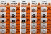 (25) CR1632 Button Cell Lithium Watch Batteries Battery