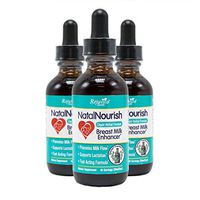 Natal Nourish Milk Supply Lactation and Breastfeeding Support - Advanced All-Natural Liquid for 2X Absorption - Fenugreek, Blessed Thistle, Anise Seed, Turmeric and More