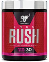 BSN Endorush Pre Workout Powder, Energy Supplement for Men and Women, 300mg of Caffeine, with Beta-Alanine and Creatine, Watermelon, 30 Servings