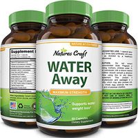 Natural Water Pills - Reduce Excess Water - Weight Loss Appetite Suppressant Benefits - Vitamin B6 Pyridoxine Hydrochloride - Dandelion Root + Pure Green Tea Diuretic for Women & Men