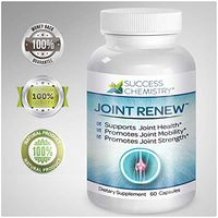 Joint Renew™ By Success Chemistry 1200 mg Glucosamine Sulfate, Chondroitin Sulfate & Turmeric Root. Supports Sports Injury Recovery & Cartilage Repair. Reduces Pain & Increases Joint Mobility. Non-GMO