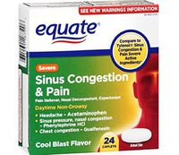 Equate Severe Sinus Congestion and Pain 24 ct.