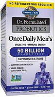 Garden of Life Dr. Formulated Probiotics for Men, Once Daily Men’s Probiotics, 50 Billion CFU Guaranteed, 15 Strains, Shelf Stable, Gluten Dairy & Soy Free One a Day, Prebiotic Fiber, 30 Capsules