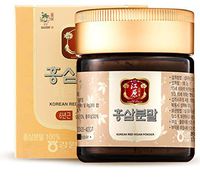 [Gangwoninsam] Korean Red Ginseng Powder – Contains 100% 6 Year Korean Red Ginseng Powder, Healthy Korean Food, 60g / 2.12 fl. oz (60g)