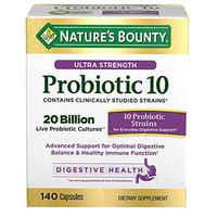 Nature's Bounty - Ultra Strength Probiotic 10-140 Capsules (Pack of 2)