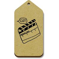 Azeeda 10 x 'Directors Clapper Board' 66mm x 34mm Gift Tags (TG00042037)