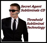 Secret Agent Threshold Subliminal with Binaural Beats Cover CD