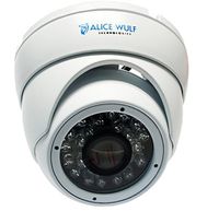 Alice Wulf Technologies 1.3MP 3.6mm POE Dome IP CCTV Camera - Vandal Proof (Metal Housing)