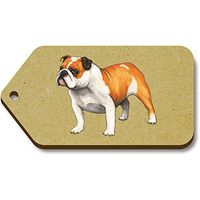 Azeeda 10 x 'English Bulldog' 66mm x 34mm Gift Tags (TG00072267)