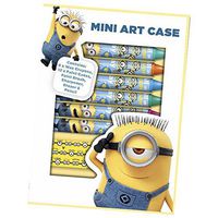 Despicable Me Minions Mini Arts Crafts Case Colouring Set Childrens Stationery
