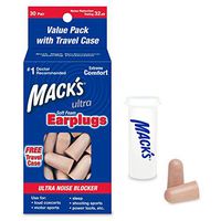 Mack's Ultra Soft Foam Earplugs, 30 Pair - 32dB Highest NRR, Comfortable Ear Plugs for Sleeping, Snoring, Work, Travel and Loud Events