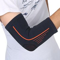 Sports Arm Sleeve, Black Unisex Nylon Elbow Support Protector Guard Protective