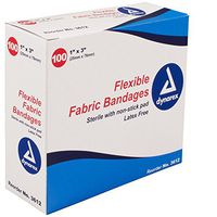 Special pack of 5 BAND-AID FLEXIBLE FABRIC EXTRA FAB 3612 1X3 DYNAREX 100 per pack X 5