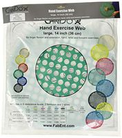 CanDo Web Hand Therapy Device, Latex, 14" Diameter, Green: Medium