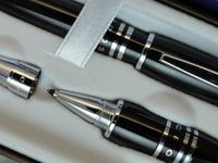 Cross Limited Edition Windsor Black Ball Pen and Mini Pen Key Ring Set