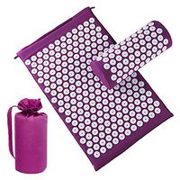 Acupressure Mat and Pillow Massage Set, Acupuncture Floor Pat Relieves Stress, Sciatic, Neck and Back Pain