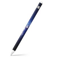 igsticker Ultra Thin Protective Body Stickers Skins Universal Decal Cover for Apple Pencil 1st Generation (Apple Pencil Not Included) 014939 Star　Night Sky　Aurora　Rainbow Colors　View　Natural