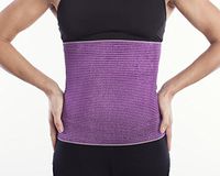 SG-Training Fit #1 Compression Wool - Cotton Warming Belt - Relieves Back Pain - Supports Lumbar and Muscles - Optimal Compression - for Men and Women. (Purple, 3)