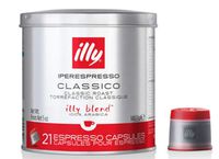 illy Coffee, iperEspresso Capsule, Classico Medium Roast Espresso Pods, Compatible with illy iperEspresso Machines, 21 Count (Pack of 2) (Packaging may vary)