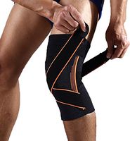 Hioffer Knee Brace,Compression Knee Sleeve, Adjustable Knee Braces Wraps with Pressure Strap and Knee Protector for Running,Sports,Joint Patella Pain Relief,Arthritis and Injury Recovery- 1PC