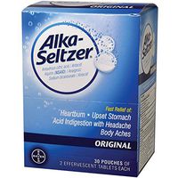 A Product of Alka Seltzer, 30 Pouches of 2 Caplets Each