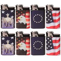 8 Djeep Stars & Stripes Lighters