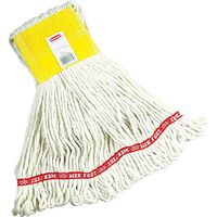 Rubbermaid Commercial Web Foot Wet Mop, Medium, White, FGA15206WH00