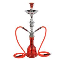 DM-HC Hookah Set with Hoses, Silicone Hookah Bowl Silk Hookah Tongs Magical Glass Tobacco 1 Hose Bowl Set 029,E