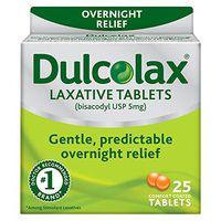 Dulcolax Laxative 25 Tablets ( Pack of 18)