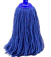 Mops for Floor Cleaning Traditional Cotton Wet Mop Heads Absorbent Blue Yarn Cut End