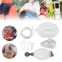 Pangding First Aid kit, Silica Gel Adult Manual Simple Breathing Apparatus Ambu Bag
