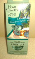 Yankee Candle Home Classics Electric Home Fragrance Unit 2 Refills (Island Getaway)