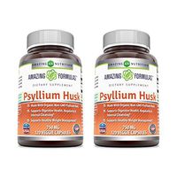 Amazing Formulas Psyllium Husk-750 Mg,120 Veggie Capsules