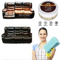 PIKAqiu33Leather Conditioner, Multifunctional Leather Refurbishing Cleaner Renew Cream Scratch Repair Tool Leather Cleaning Cream for Sofa, Couch （ Shipp from The US）