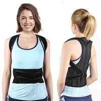 Posture Corrector for Women & Men,RTDEP Adjustable Back Brace & Shoulder Support Body Shaper Improves Posture and Provides Lumbar Back Brace| Lower and Upper Back Pain Relief(M)