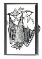 Bat Victorian Gothic Naturalist Scary Art Decorative Pill Box