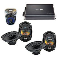 Compatible with Chrysler Sebring 2007-2010 OEM Speaker Upgrade Harmony (2) R69 & CXA300.4 Amp (Renewed)