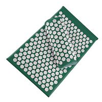 Massager Cushion Acupuncture Sets Relieve Stress Back Pain Acupressure Mat/Pillow Massage Mat Rose Spike Massage and Relaxation,A